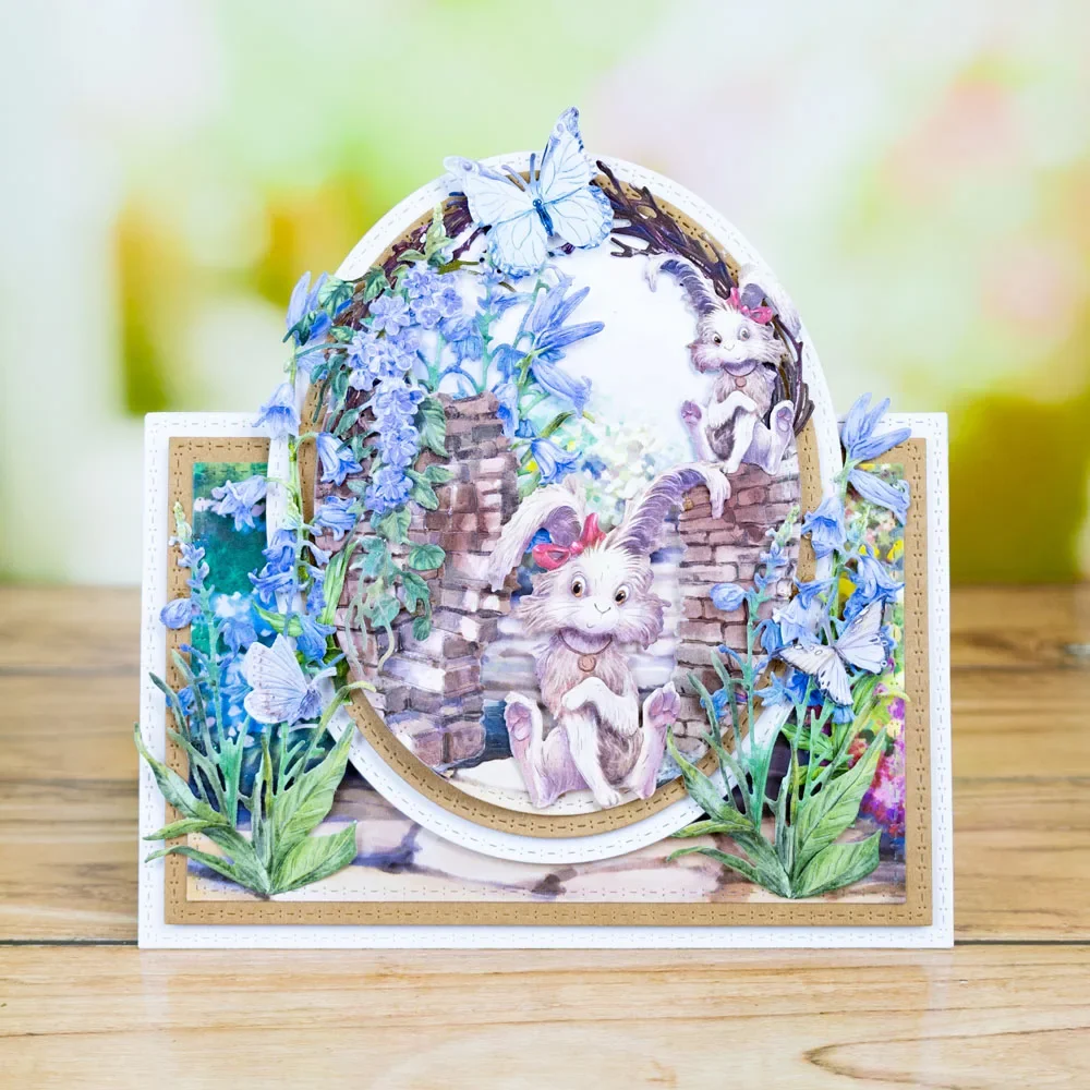 Wildflower Wall Metal Cutting Dies Scrapbook Diary Decoration Stencil Embossing Template Diy Greeting Card Handmade