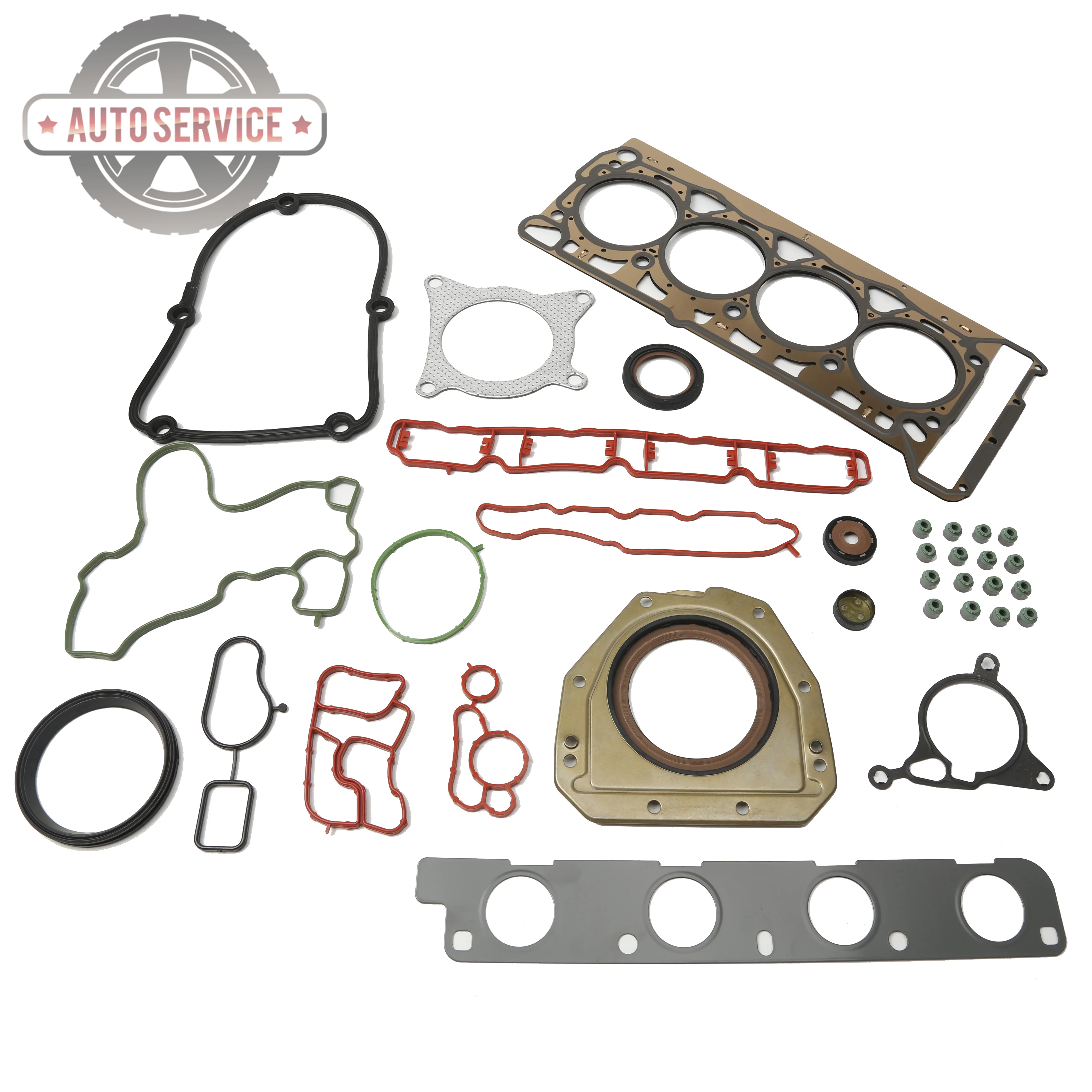 Engine Gasket Set 06J 103 383 D Engine Cylinder Head Gasket Oil Seal Repair Kit For VW Golf Passat Audi A4 A6 Q5 EA888 2.0TFSI 16V 06J103383D engine gasket set engine rebuilding parts