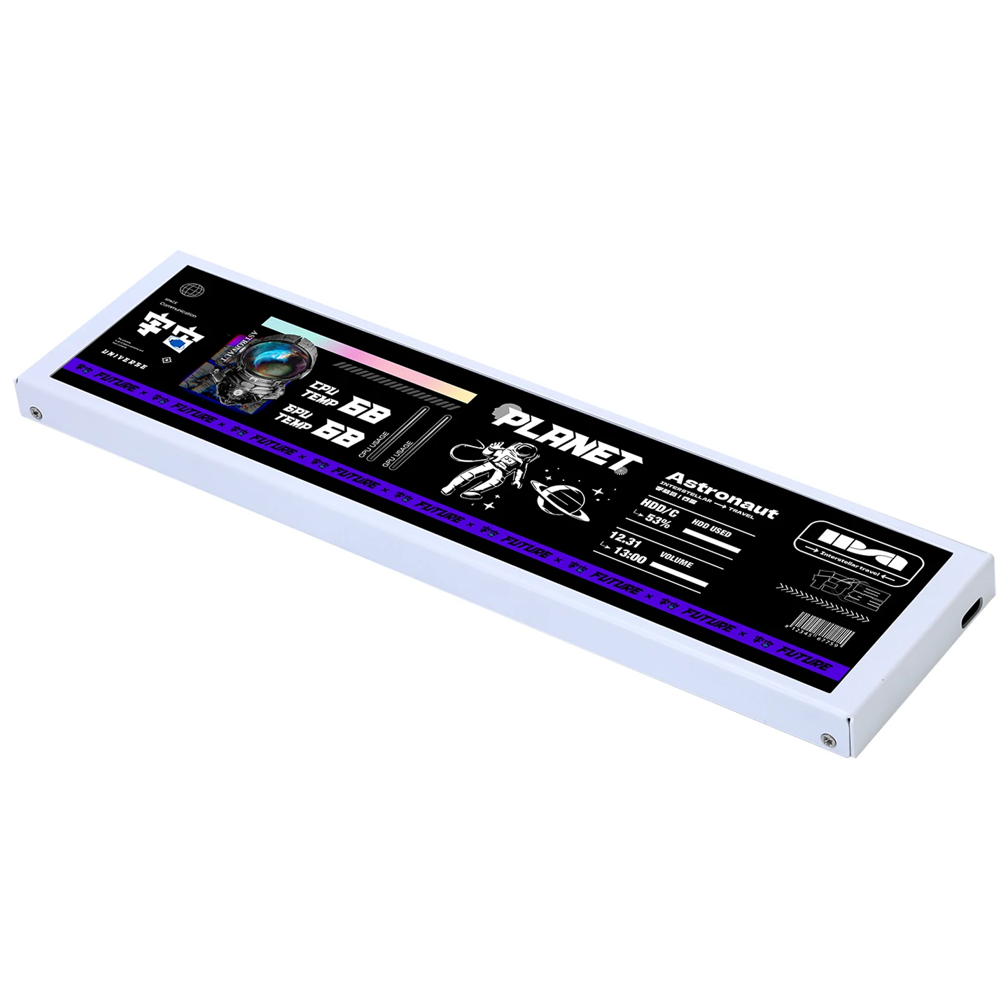 a 9.2 Inch IPS USB Secondary Screen TURZX 1920x462 Smart
