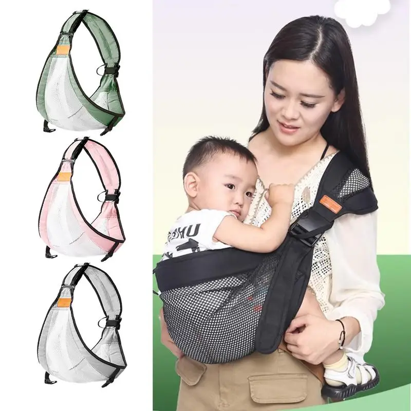 

Toddler Carrier Half Wrap Holder Sling Shoulder Toddler Carrier Breathable Nursing Toddler Hip Seat Carrier Half Wrapped Sling