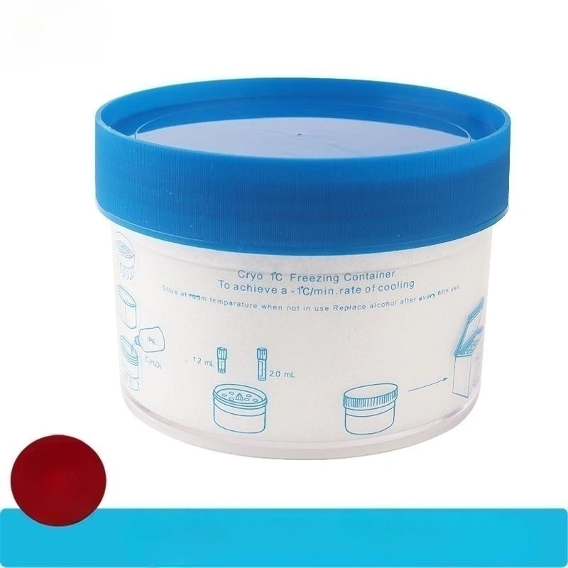 Refrigeration Container,HDPE Sealing and Pipe Rack, Suitable for181-2 Ml Tubes Realize Cell Freezing and Recycling of Freezers