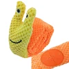 Dog Puzzle Feeder Interactive Toy Indestructible Plush Sound Squeak Puppy Toys For Resistant Foldable Snail Dogs Pet Supplies 5