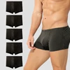 5pcs Men's pure cotton underwear. Simple-style men's cotton boxer shorts. Thin styles for summer. Comfortable