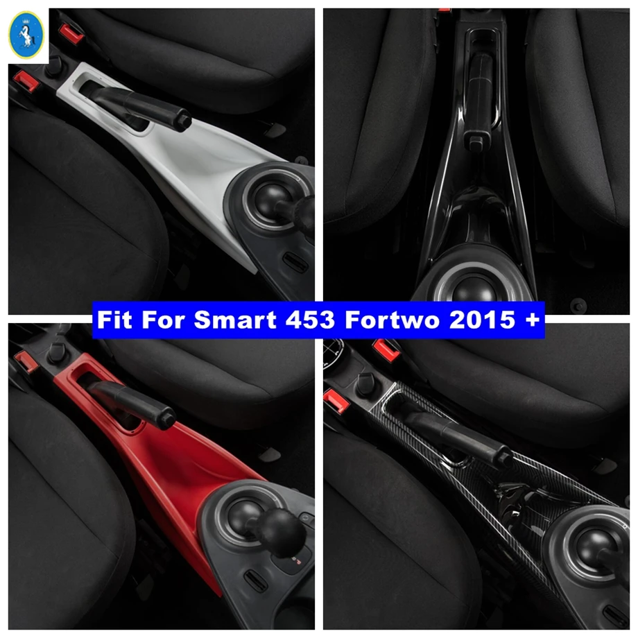 

Center Control Storage Pallet Container Box Cover Trim For Smart 453 Fortwo 2015 - 2021 Carbon Fiber Look / White / Black / Red