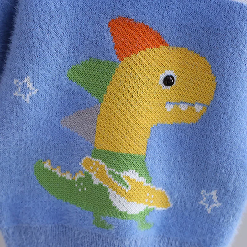 Boys Fleece Knit Pullover Sweater Autumn Winter