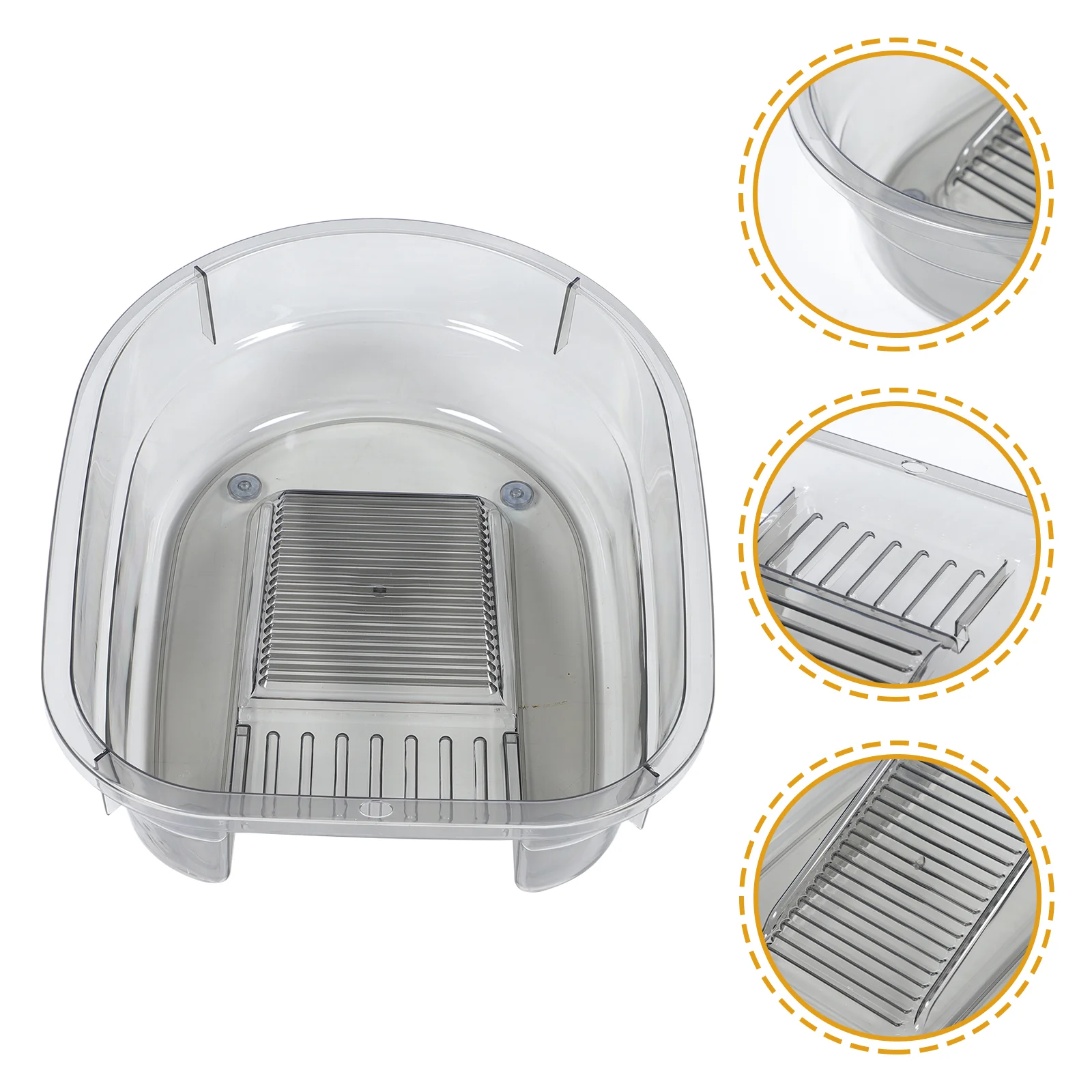 

Laundry Tub Washbasin Newborn Washing Supplies Portable Board for Hand Clothes Infant Washboard