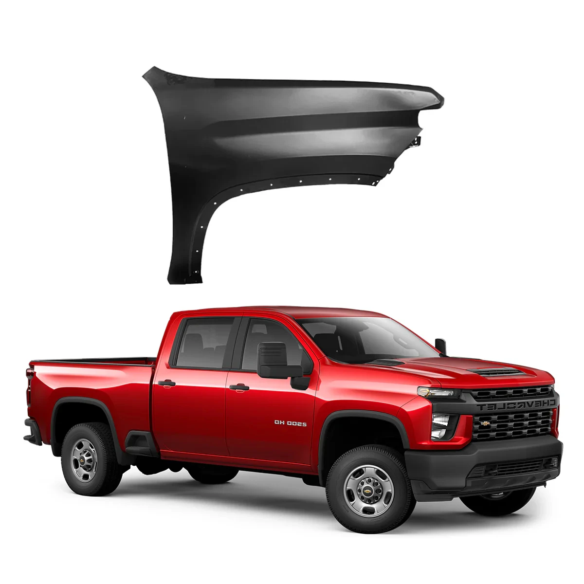 

Front Fender(Right-Hand) For 2020 2021 2022 2023 Chevrolet Silverado 2500 OE:84581167 JUNCHENG Auto Body Parts