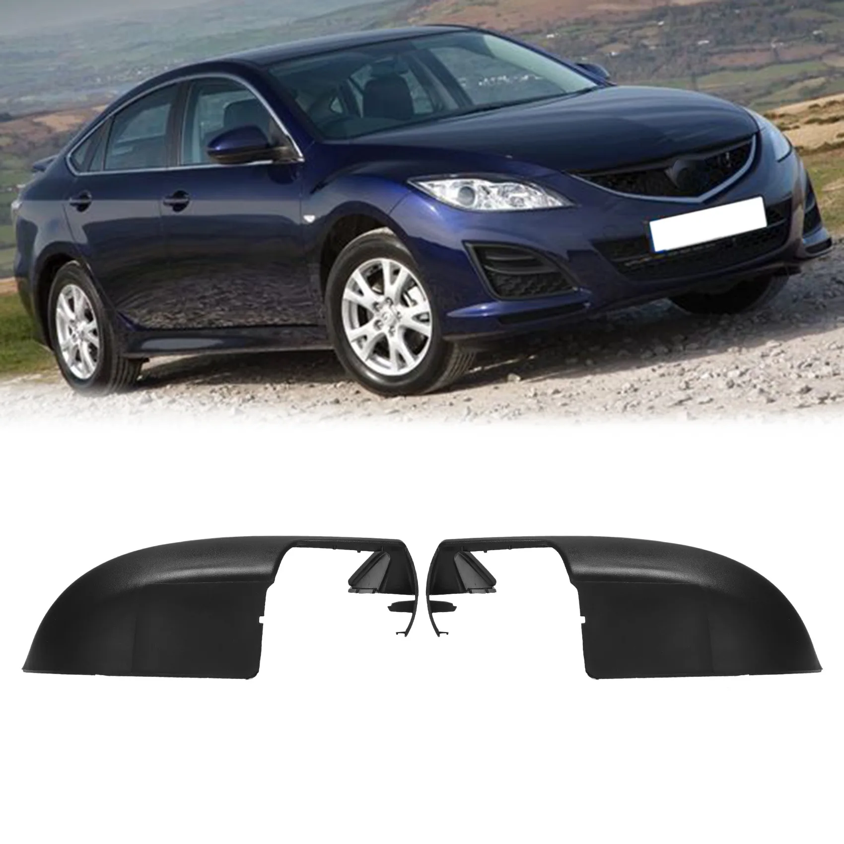 

Car Right Side Rearview Mirror Bottom Lower Holder Cover for Mazda 2 3 6 Wing Mirror Shell Housing Cover