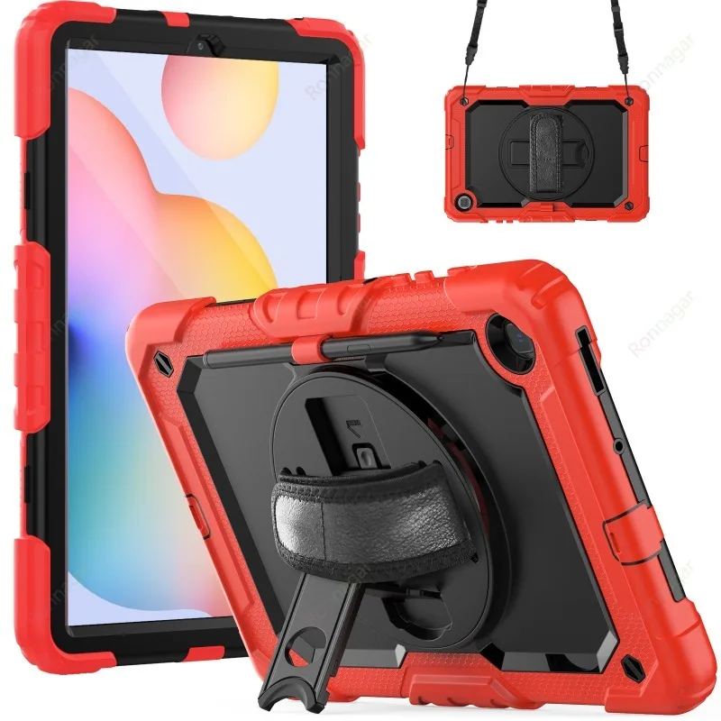 Heavy Duty 360° Rotating Tablet Case with Shoulder Strap