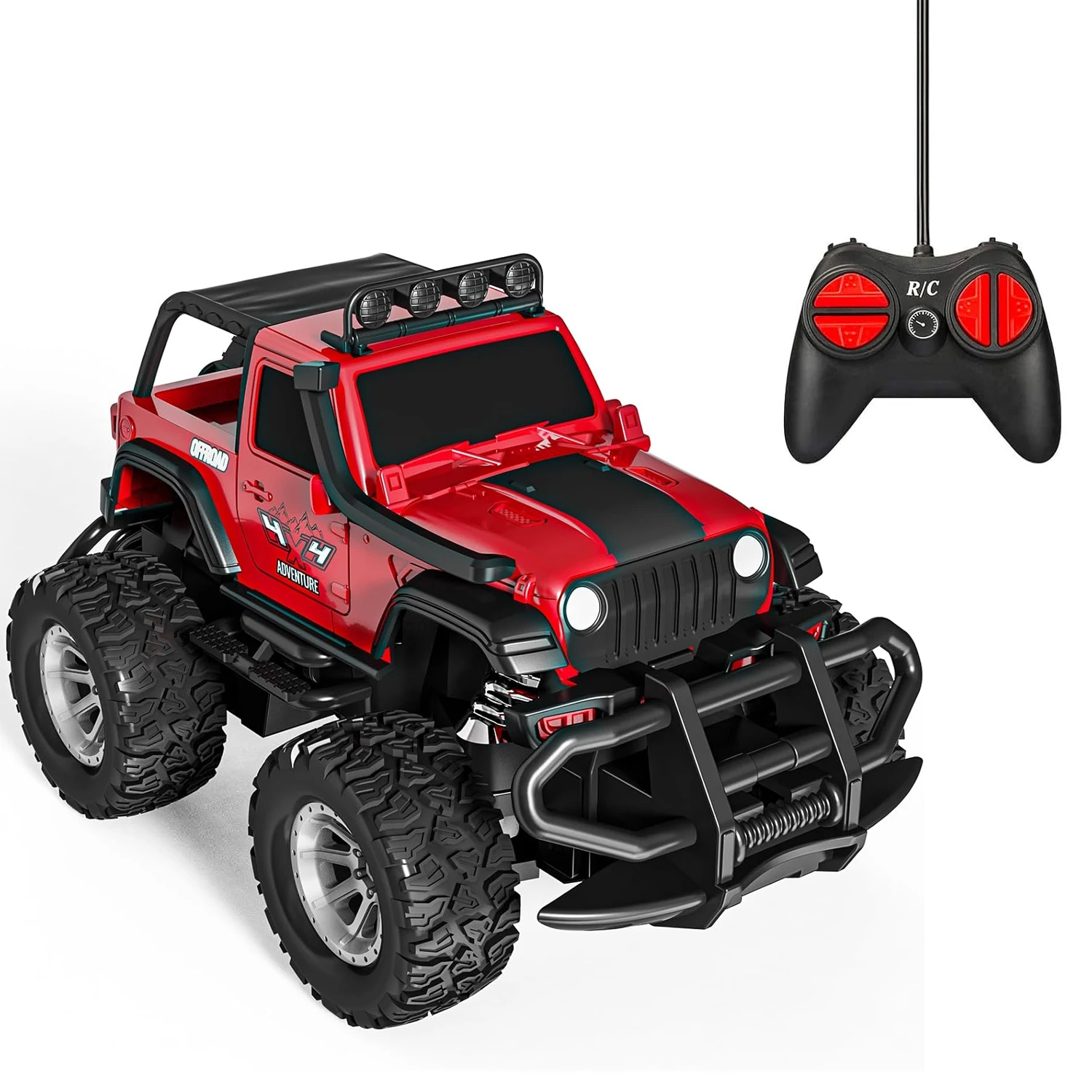 Voiture RC Tout-Terrain 4WD - Buggy Crawler Électrique pour Enfant et Adulte