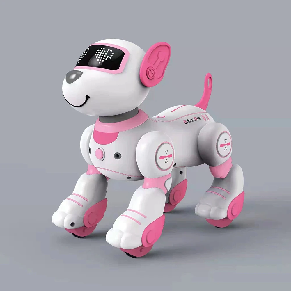 Remote Control Robot Dog Toy for Kid, Programmable Robotic Puppy, Interactive Robotic Dog Gift, Follow & Touch Function Robo Dog 2