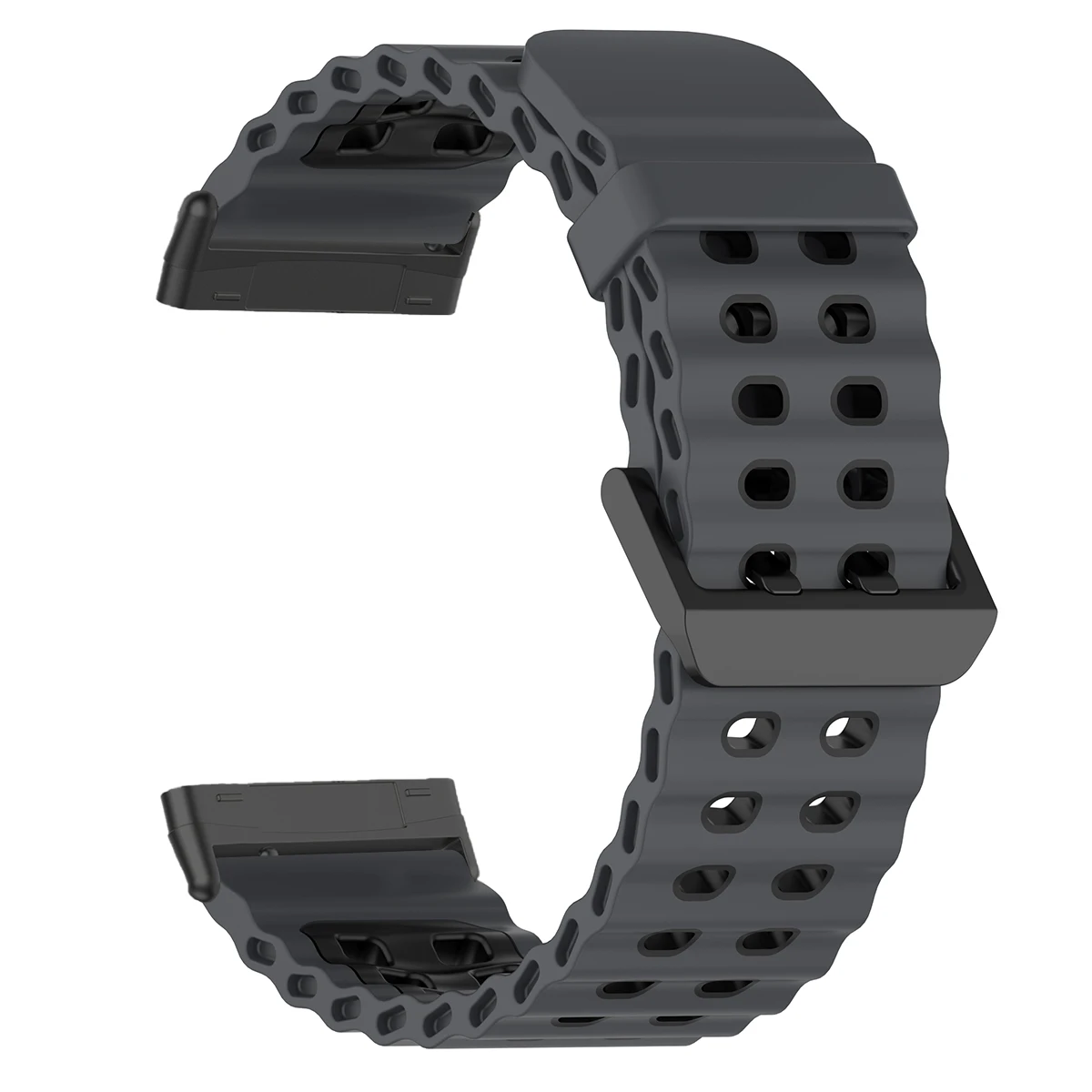 Marine Two-Tone Silicone Ocean Band - Breathable Sport Bracelet