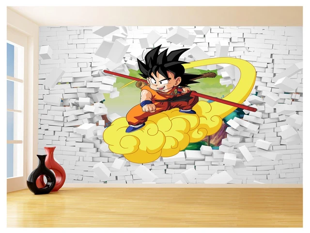 3D Wallpaper Dragon Ball Goku Vegeta Anime 3,5M Dbz99 - AliExpress