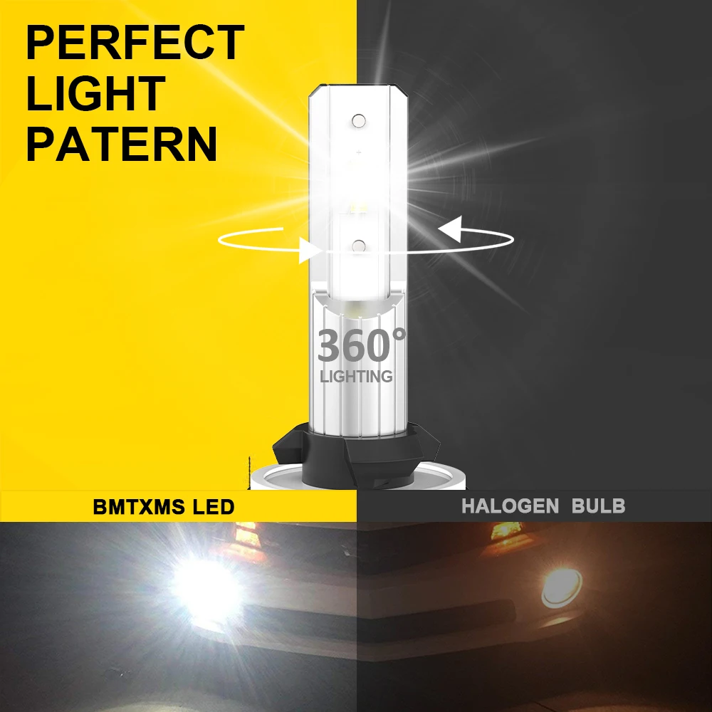 BMTxms 2Pcs H27W LED 안개등 Canbus 기아 현대 I30 Tucson IX35 H27W/2 881 886 889 H27W/1 880 LED 안개등 자동차 DRL 램프