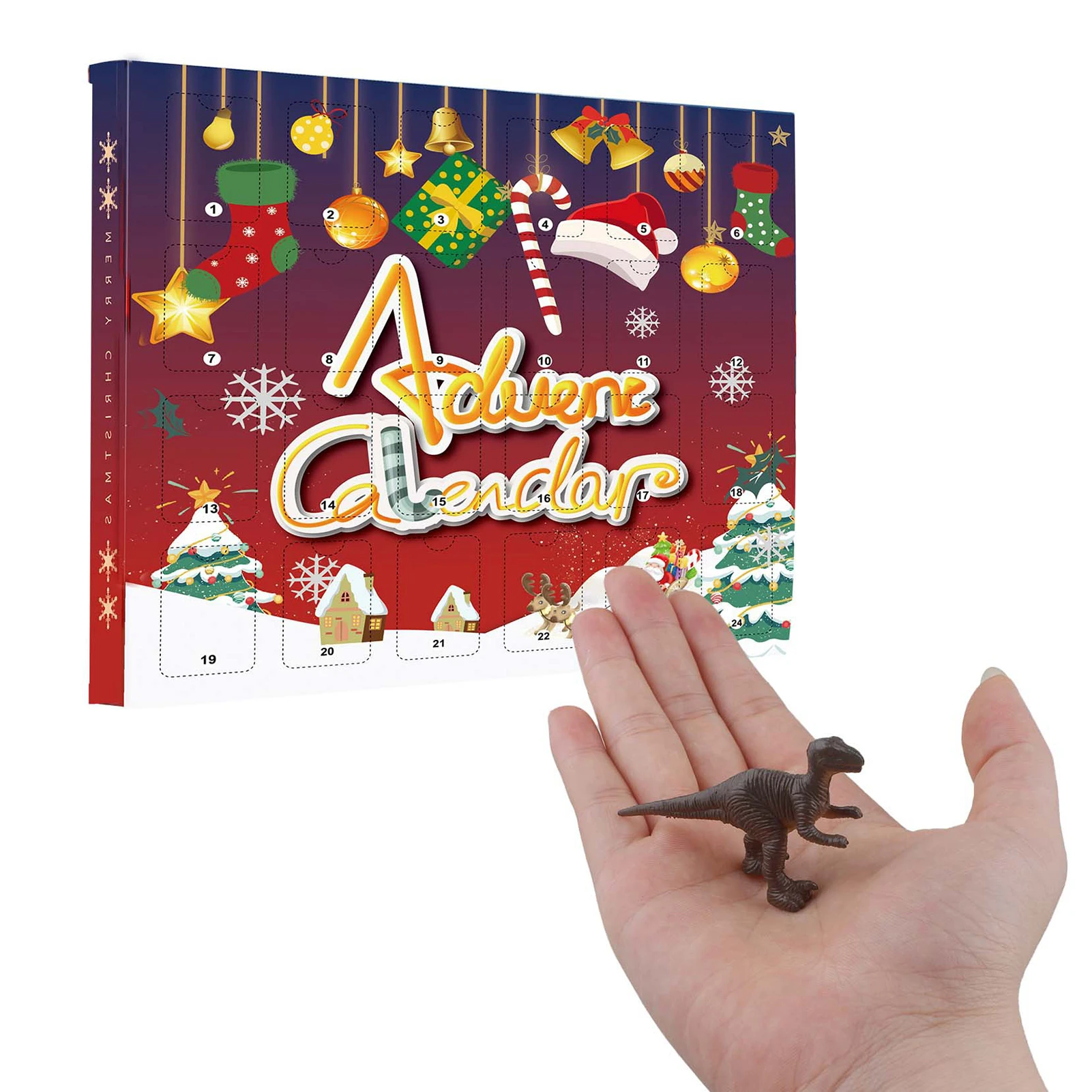 Dinosaurs Advent Calendar,2021 Christmas Countdown Calendar With 24