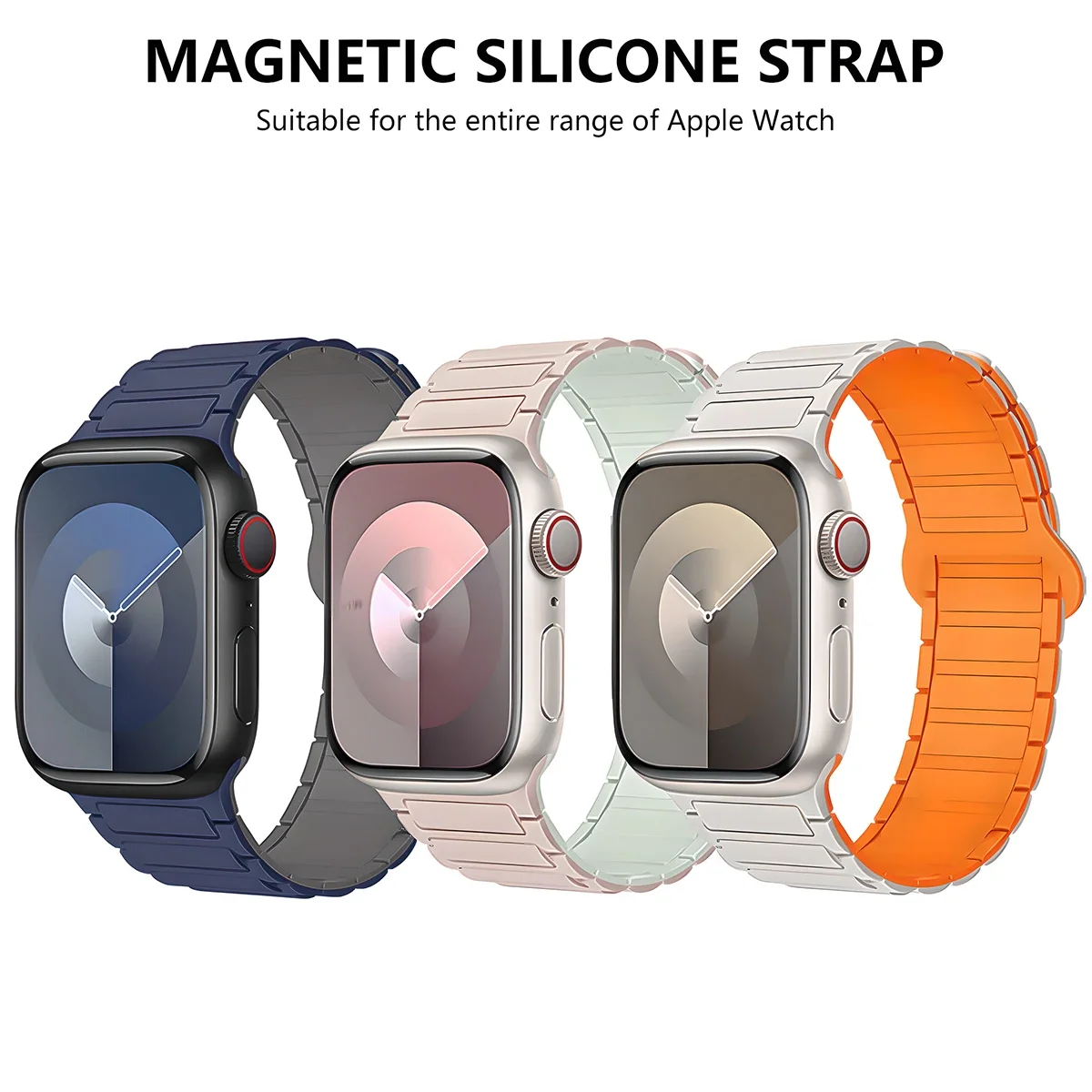 รูปสินค้า สายซิลิโคน Apple Watch ยืดหยุ่น ทนทาน หลายขนาด