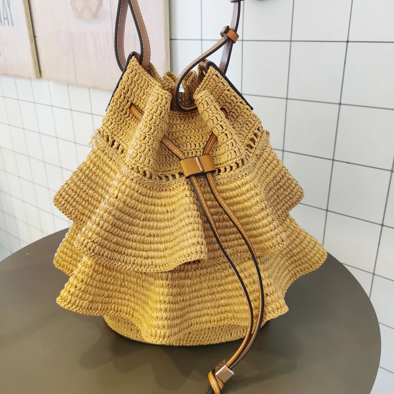 DIY Leather Shoulder Bag Making Kit Shoulder Bucket Bag Making Set for Purse DIY Making Handmade Stitch Bag Making Materials