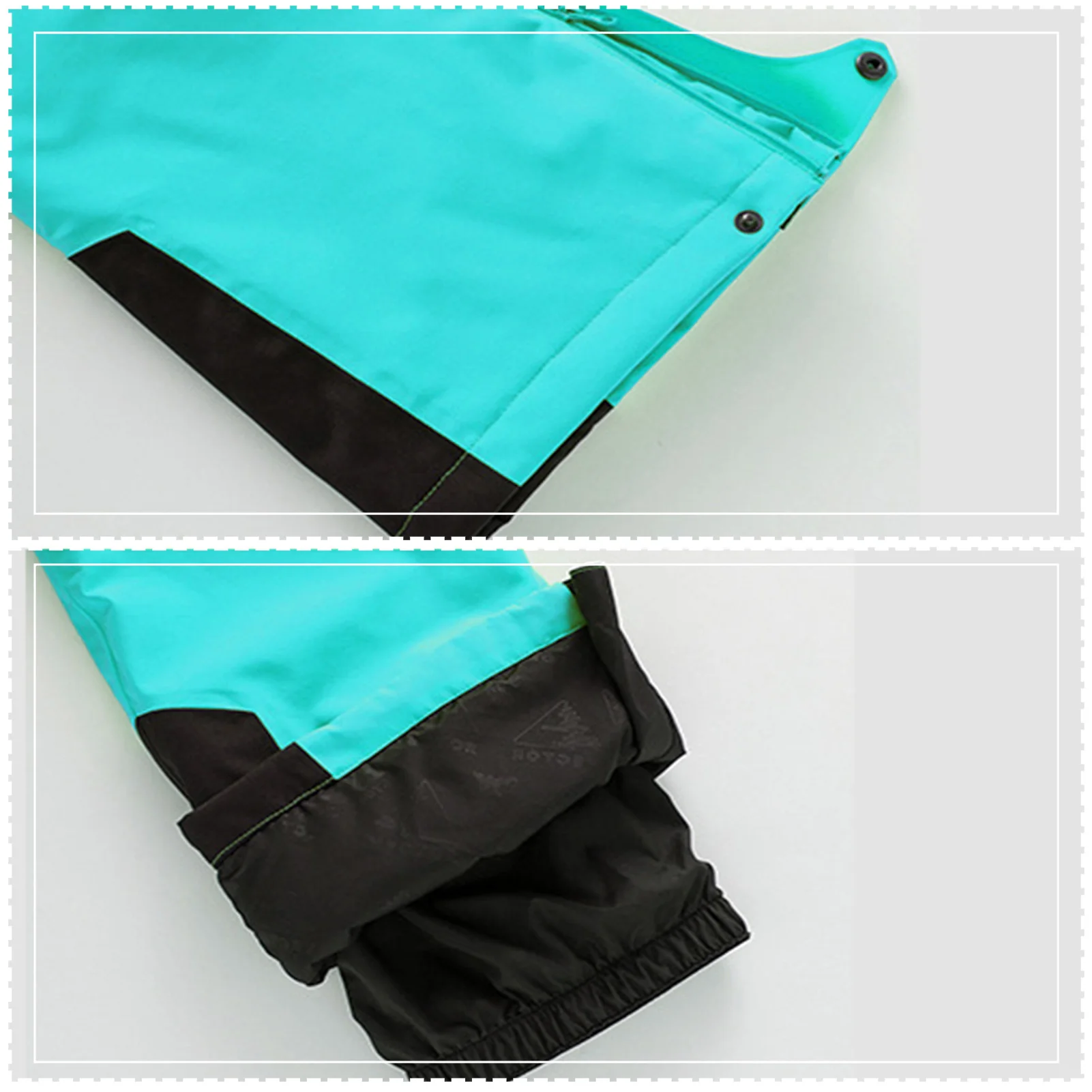 Windproof Children's Skiing Suits,Hooded Jacket Bib Pants,Snowboard Skiwear,Boys Girls Winter Warm Snowsuits for Outdoor Sports