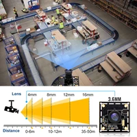 WGWK 1200P USB-модуль камеры 120FPS 90FPS 1080P 720P AR0234 Глобальный затвор с высокой частотой кадров Спортивная экшн-камера Веб-камера для ПК — изображение 4