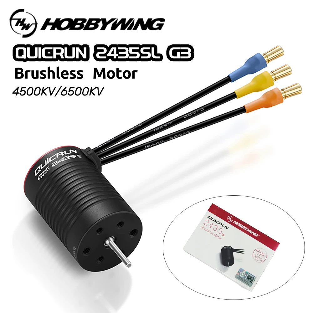 Hobbywing 4500KV Quicrun 2435 SL G3 Motor Hobbywing 4500KV Quicrun 2435 SL G3 Motor