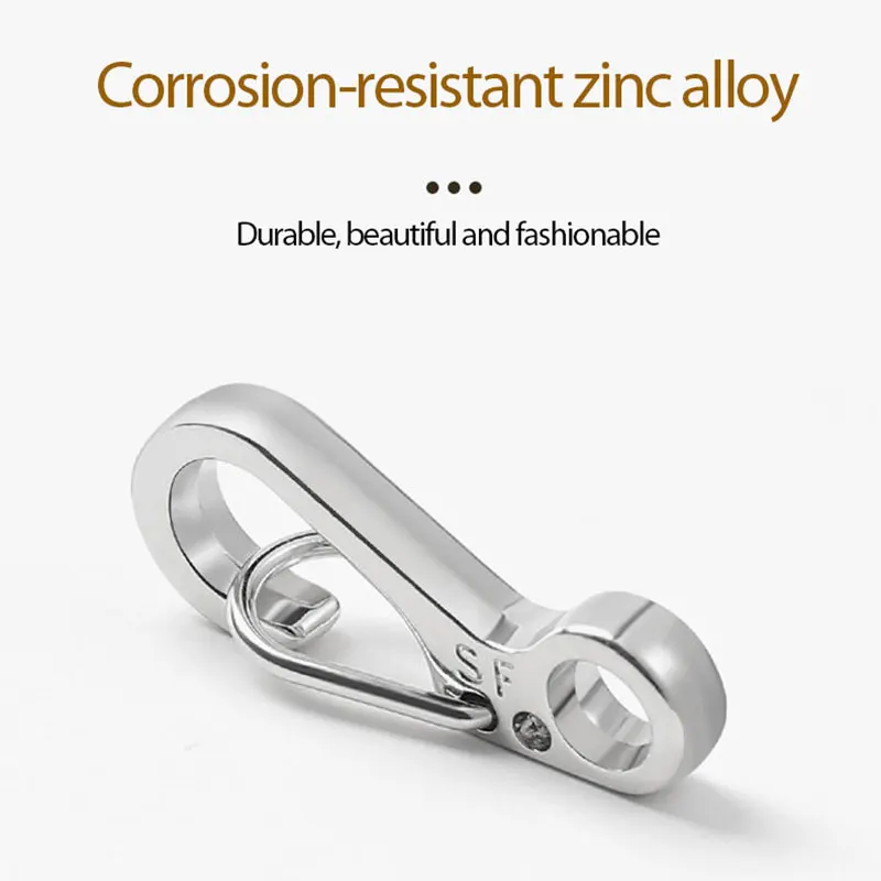 1~10PCS Lightweight Backpack Handy Carabiner Keychain Convenient Multi-use Edc Survival Equipment Camping Gear Snap Hook 3
