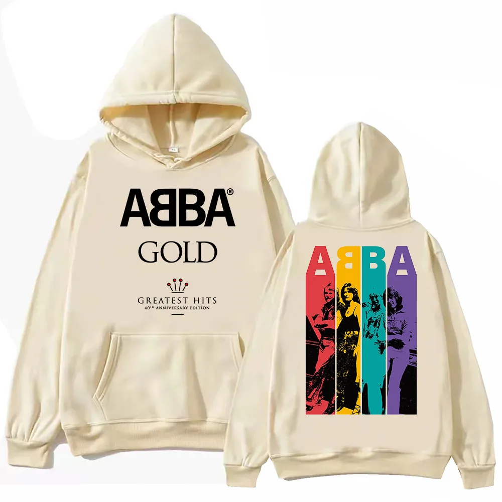ABBA 하라주쿠 힙합 풀오버 상의, Gold: Greatest Hits 맨투맨