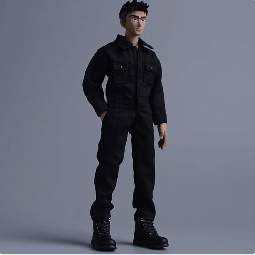 Fanatic 1/12 Soldier Trendy Clothes Bodysuit Einteiliger Hosenanzug Loose Workwear Jumpsuit Modell für 6-Zoll-Actionfiguren Auf Lager – Detail 5
