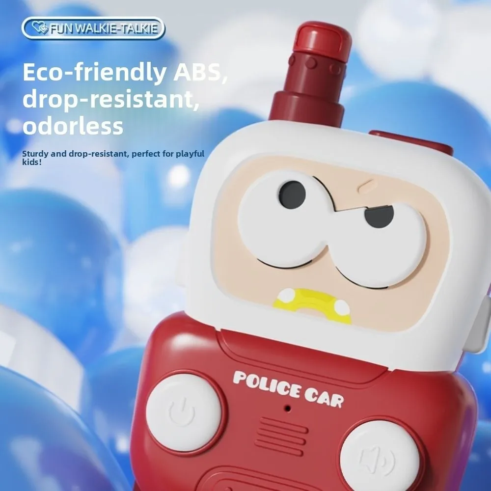 2Pcs Banana Kids Walkie Talkie Toys Cartoon Transceiver Mini Handheld Walkie Talkie Battery Powered No Radiation