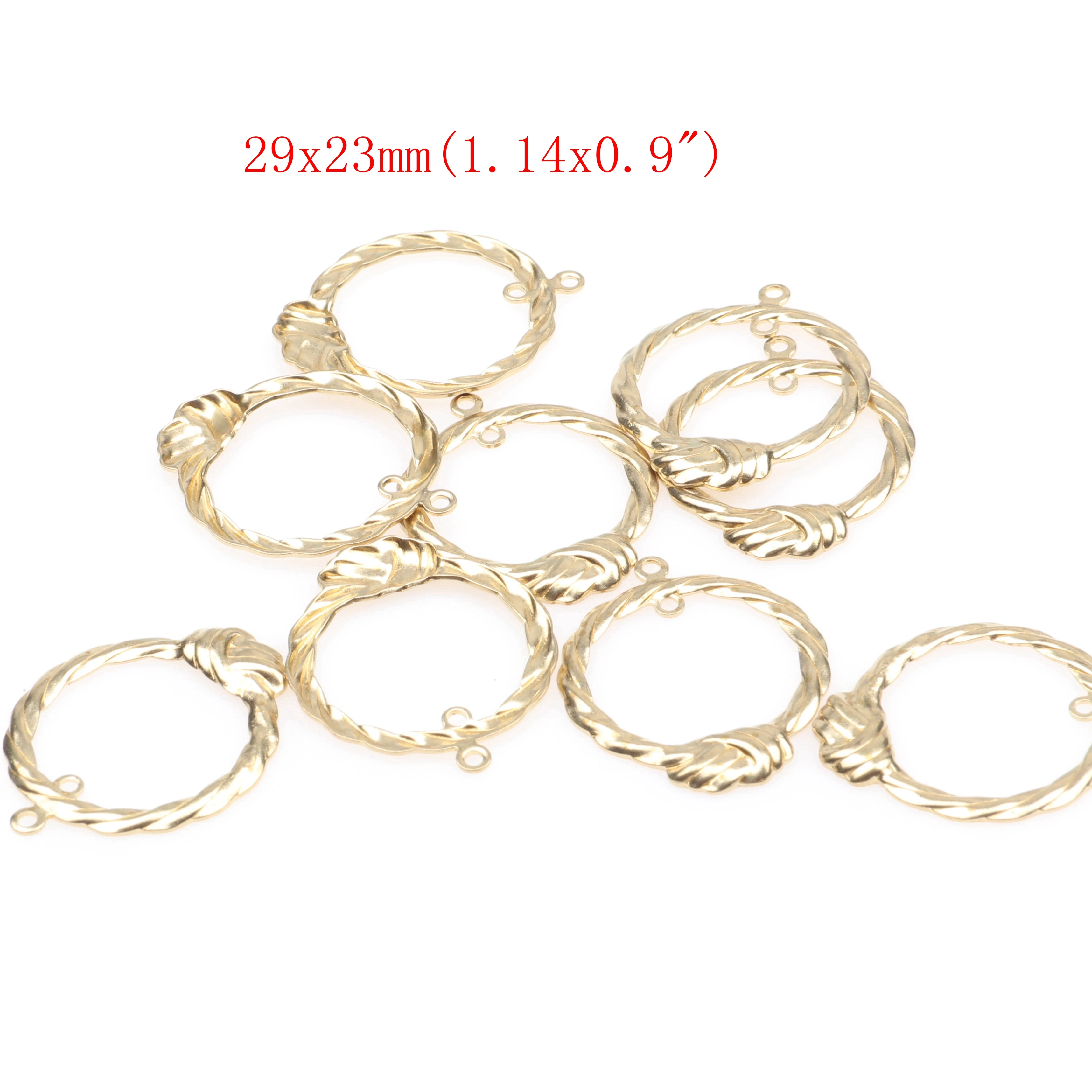 Roh gehämmerte Messing-Charms, Geometrie-Stecker, Zubehör für DIY-Ohrringe, Halskette, Armband, DIY-Herstellung, Schmuckzubehör – Detail 11