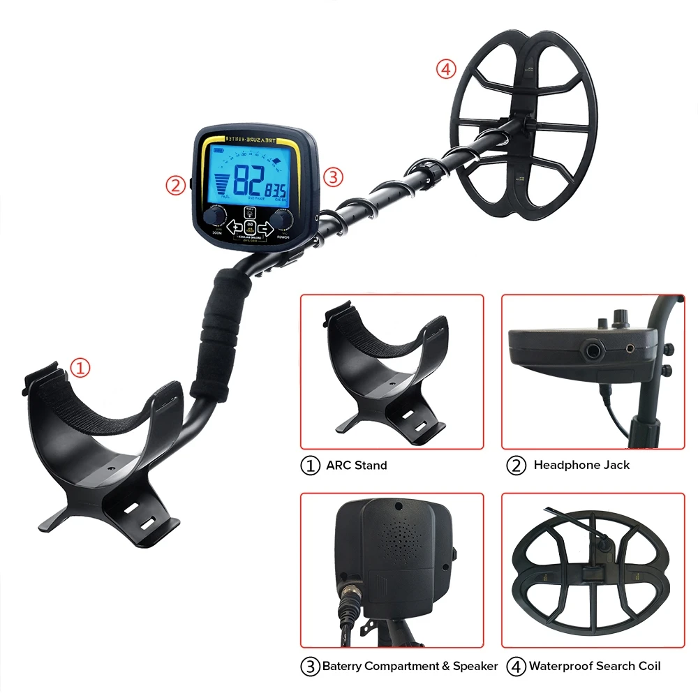 Treasure Hunter GX850 11inch Coil Metal Detector 850 Professional