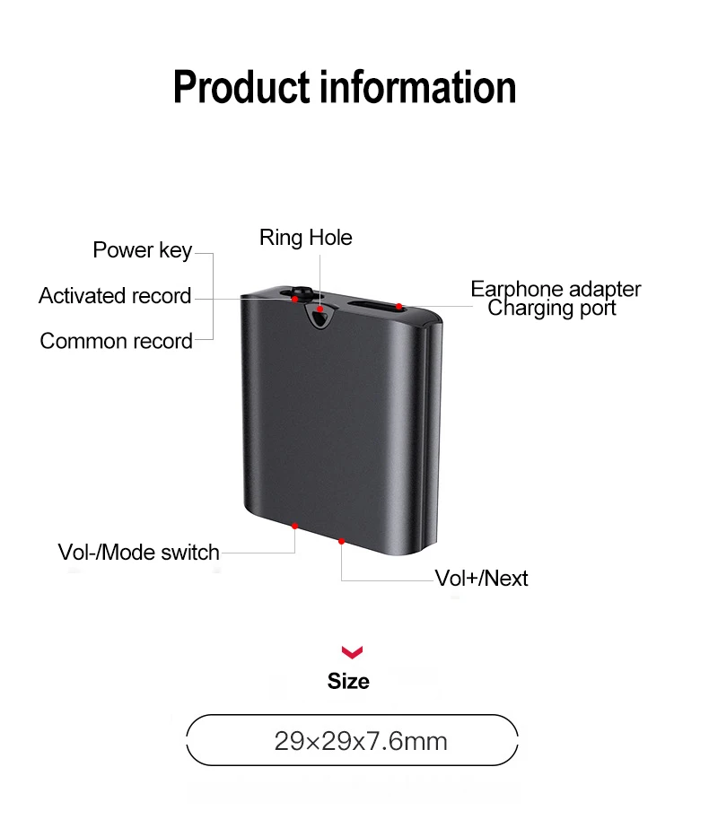 connexion USB de l'enregistreur