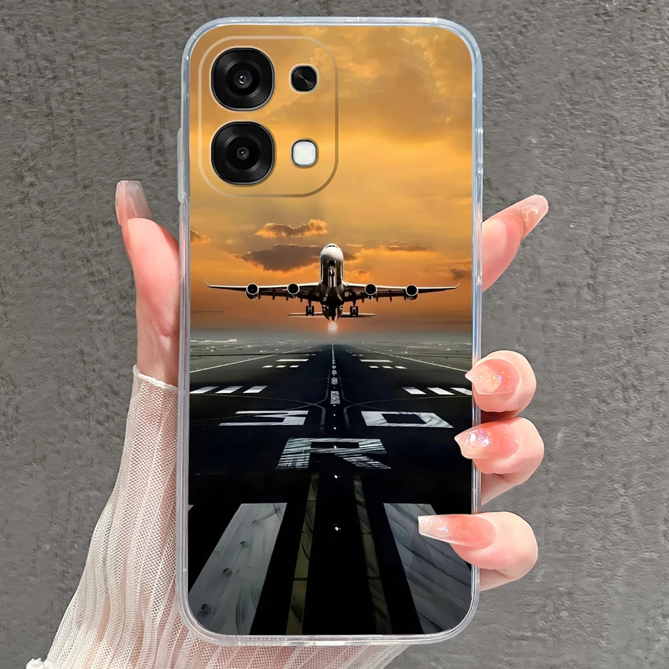 Pretty Butterfly Goldfish Drop-Resistant Lightweight Clear Bumper Case