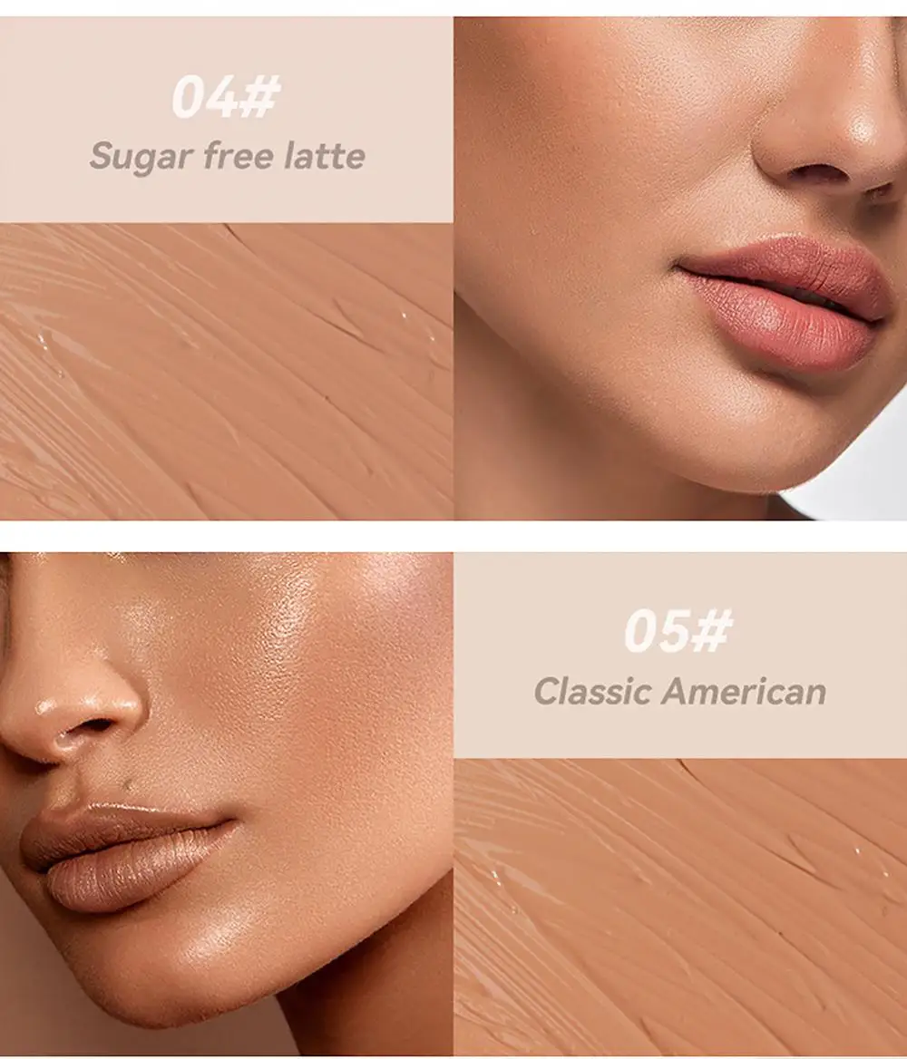 5-color Repair Concealer Nourishing Liquid Foundation BB Cream Moisturizing Isolation Brightening Skin Natural Lasting Makeup 4