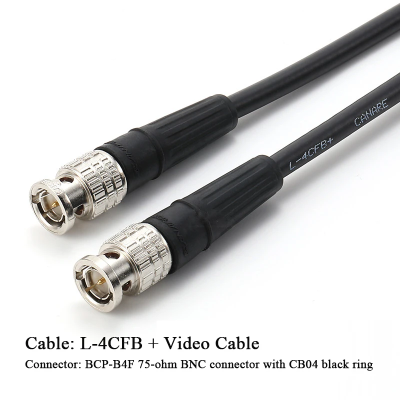 50 Ohm 5DFB Koaxialkabel, BNC-Stecker auf BNC-Stecker Crimp-Typ, Drahtlose Mikrofon-Antennenverstärker-Verlängerung, Verlustarmes UHF RF-Feederkabel – Detail 12