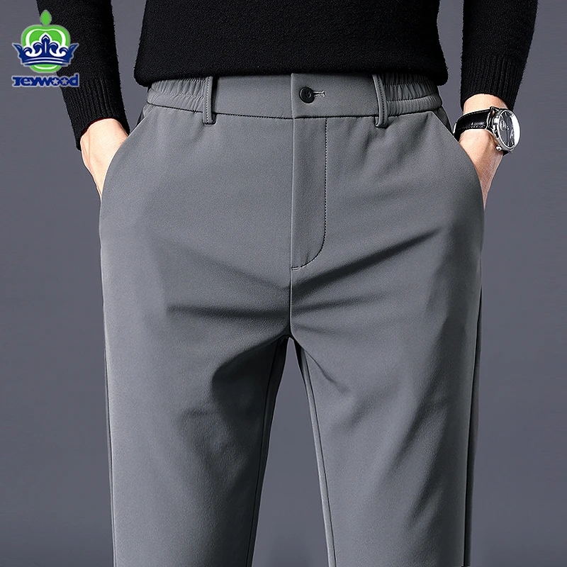 Joggers Business Casual Slim Fit Stretch Pants Casual Stretch Pants
