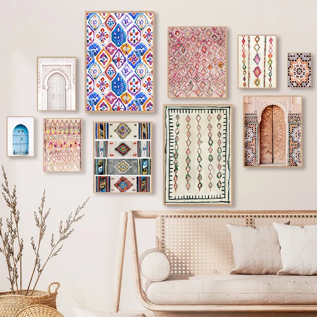 Bohemian Wall Decoration | Boho Bohemian Home Decor | Moroccan ...