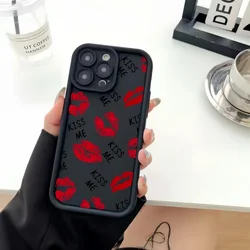 Lip Printed Soft Silicone Shockproof Bumper Phone Case Cover for Samsung A55 5G (S14522)