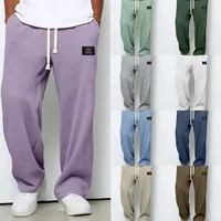 Nouveau pantalon décontracté en tissu gaufré rétro pour homme 2026 – Pantalon de survêtement uni tendance Harajuku – Nouvelle collection homme 1