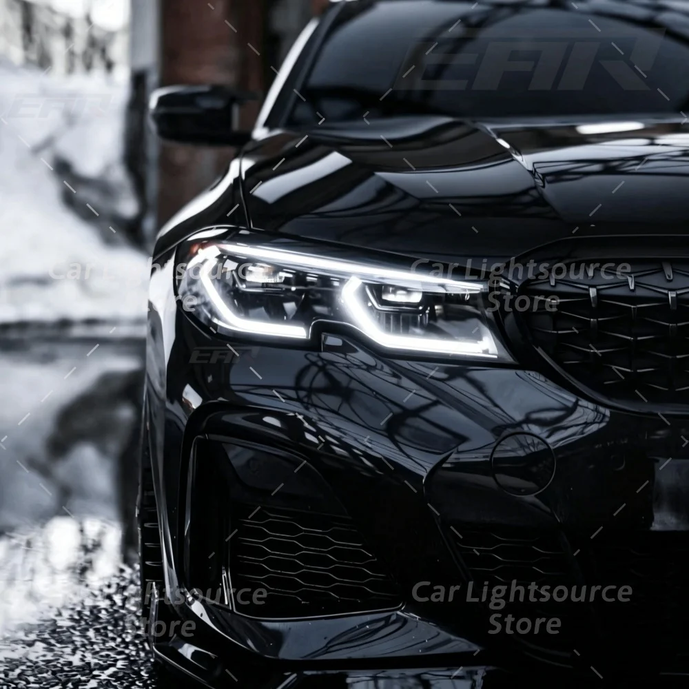 2019-2022 BMW 3 시리즈 G20 G21 레이저 헤드라이트용 백색광 DRL LED 보드 엔젤 아이 주간 주행등 방향지시등 모듈