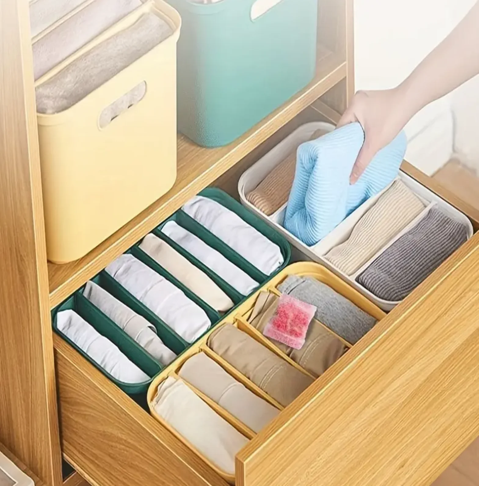 Deodorant Sachet Bags Fragrance Bags 48 pcs Floral Scented Closet Deodorizer Bags Moisture-Proof Mildew-Proof Long-Lasting Fragrance Organizing Rooms Drawers