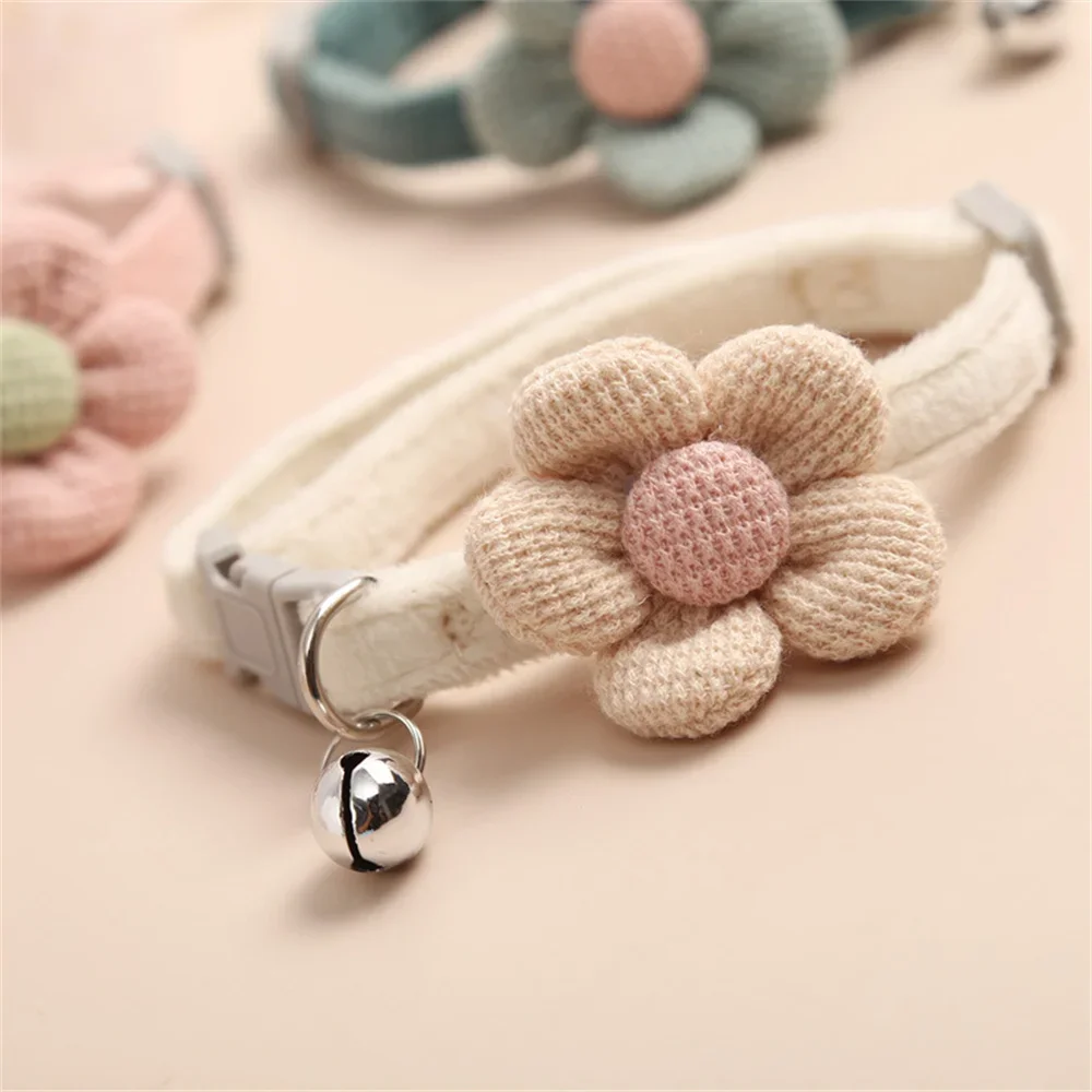 Title 4, Cat Collar Multicolor Cute Flower Pet Cat Colla...