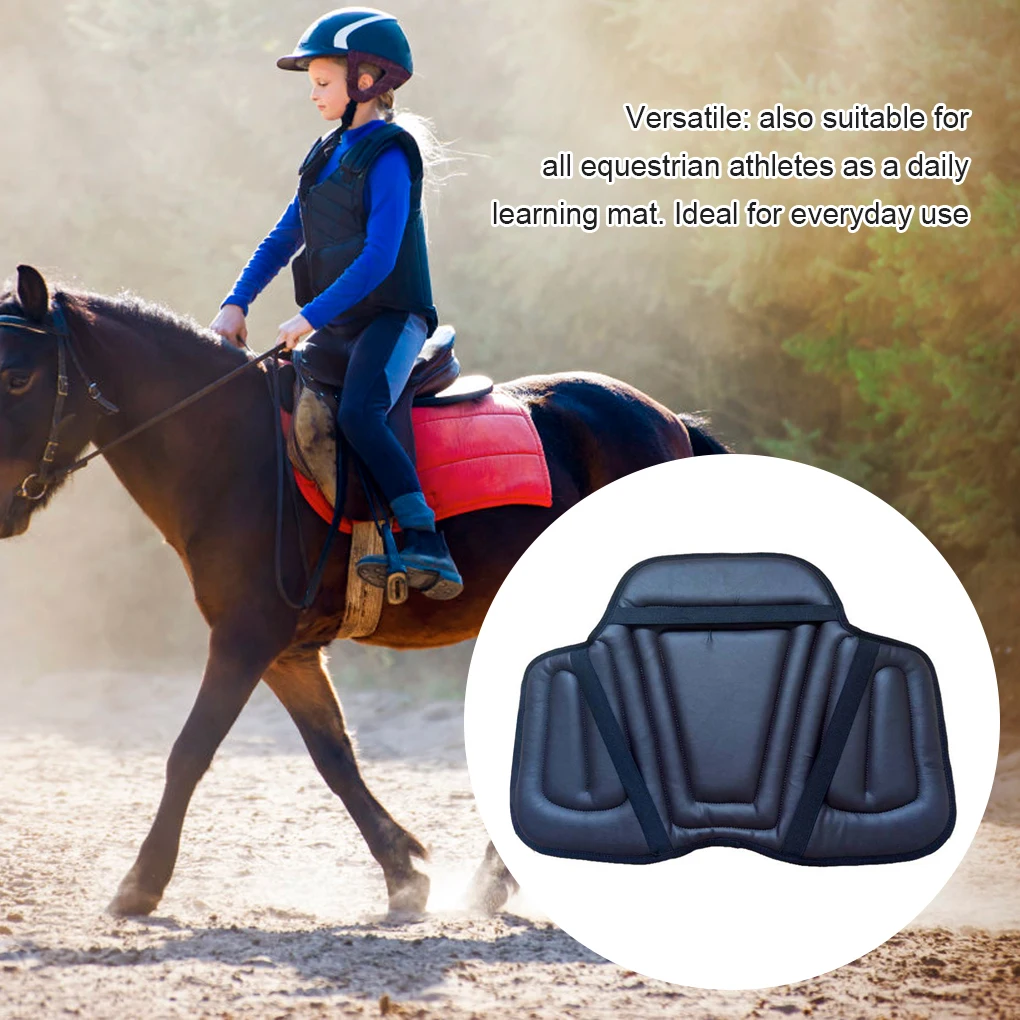 Riding Saddle Pad Soft Equestrian Seat Comfy Cover Ergonomic Sports Damping Support Cushion Adults Kids Beginners Gifts