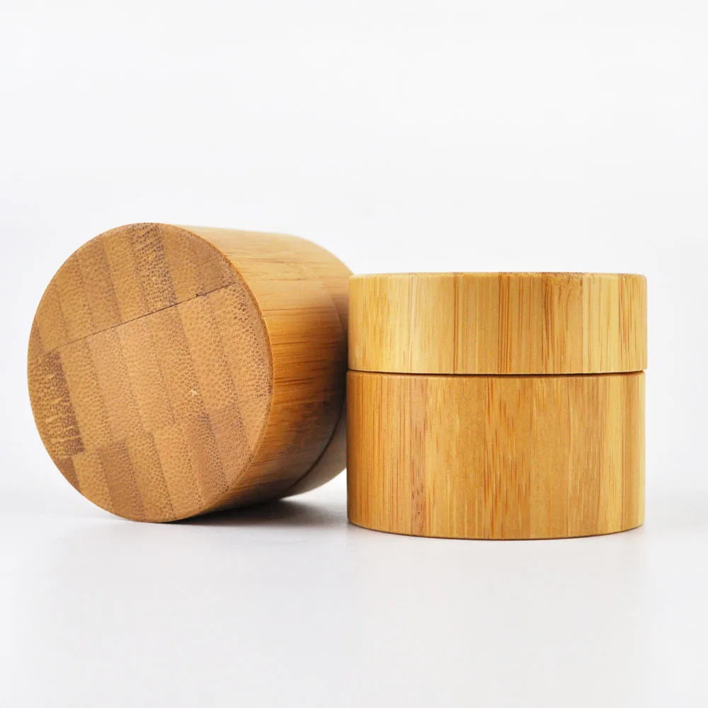 

Банки для крема из натурального бамбука, 30 г, 50 г