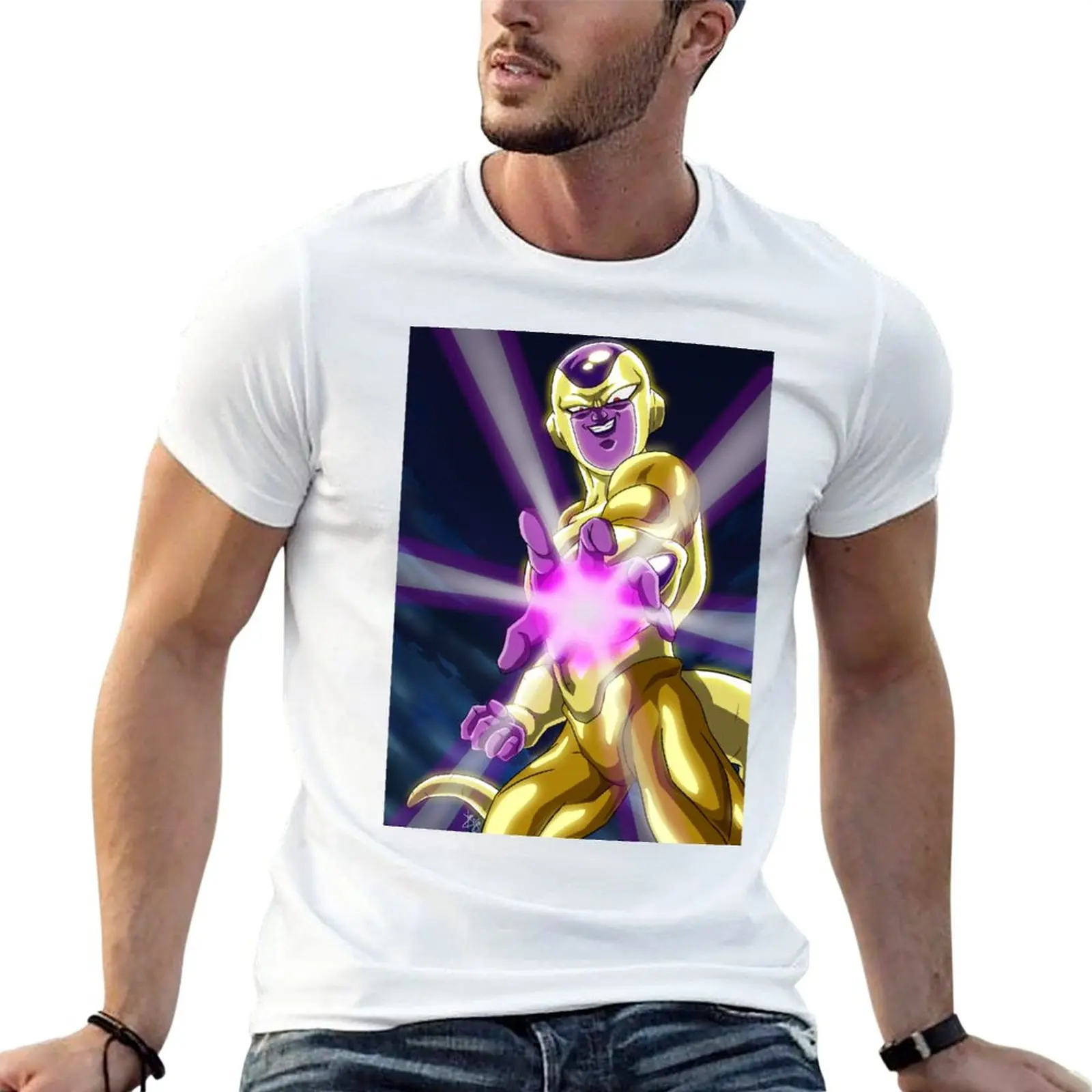 

New Frieza Gold T-Shirt Oversized t-shirt vintage clothes T-shirt men