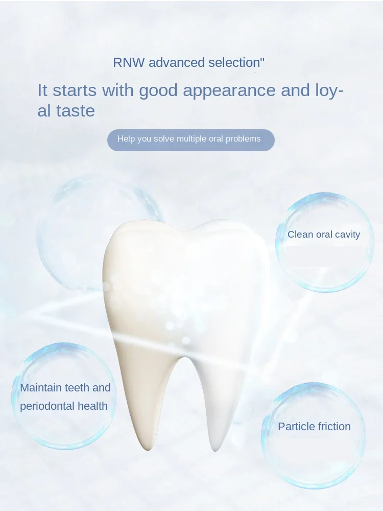 

RNW toothpaste, baking soda, refreshing, fruit flavored teeth and oral cavity