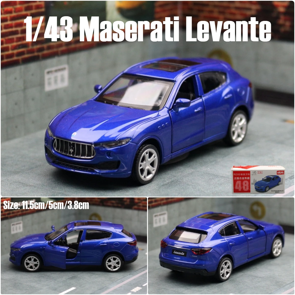 1 36 Scale Diecast Model Cars | Maserati Levante Toy Car
