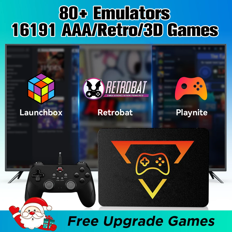 PS5/PS4/PS3/PS2/XBOX One/SWITCH/WII/DC 16191 게임용 휴대용 레트로 게임 SSD 80+에뮬레이터  PC용 Launchbox&Retrobat&Playnite - AliExpress