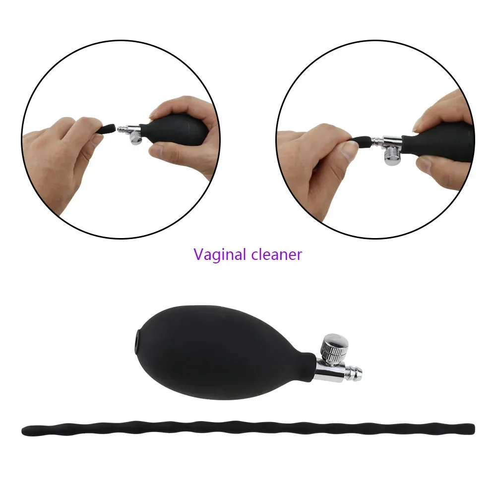 Urethral Dilator Silicone Urethral Dilator Urethral Catheter Penis Plug Pump Anal Dilatator Sounds NO Vibrator Sex Toys for Men Male Penis Insert Device Sounding