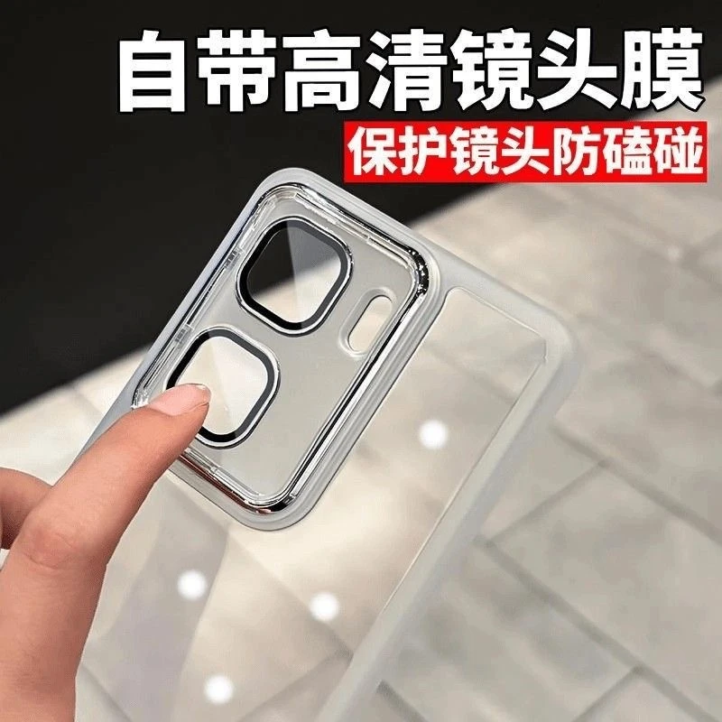 Transparent TPU Soft Silicone Shockproof Bumper Case with Camera Protection