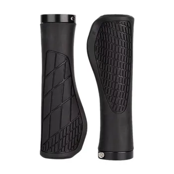 1Pair MTB Bike Handlebar Grips Anti-skid Comfortable Lockable Soft Rubber Cycling Parts